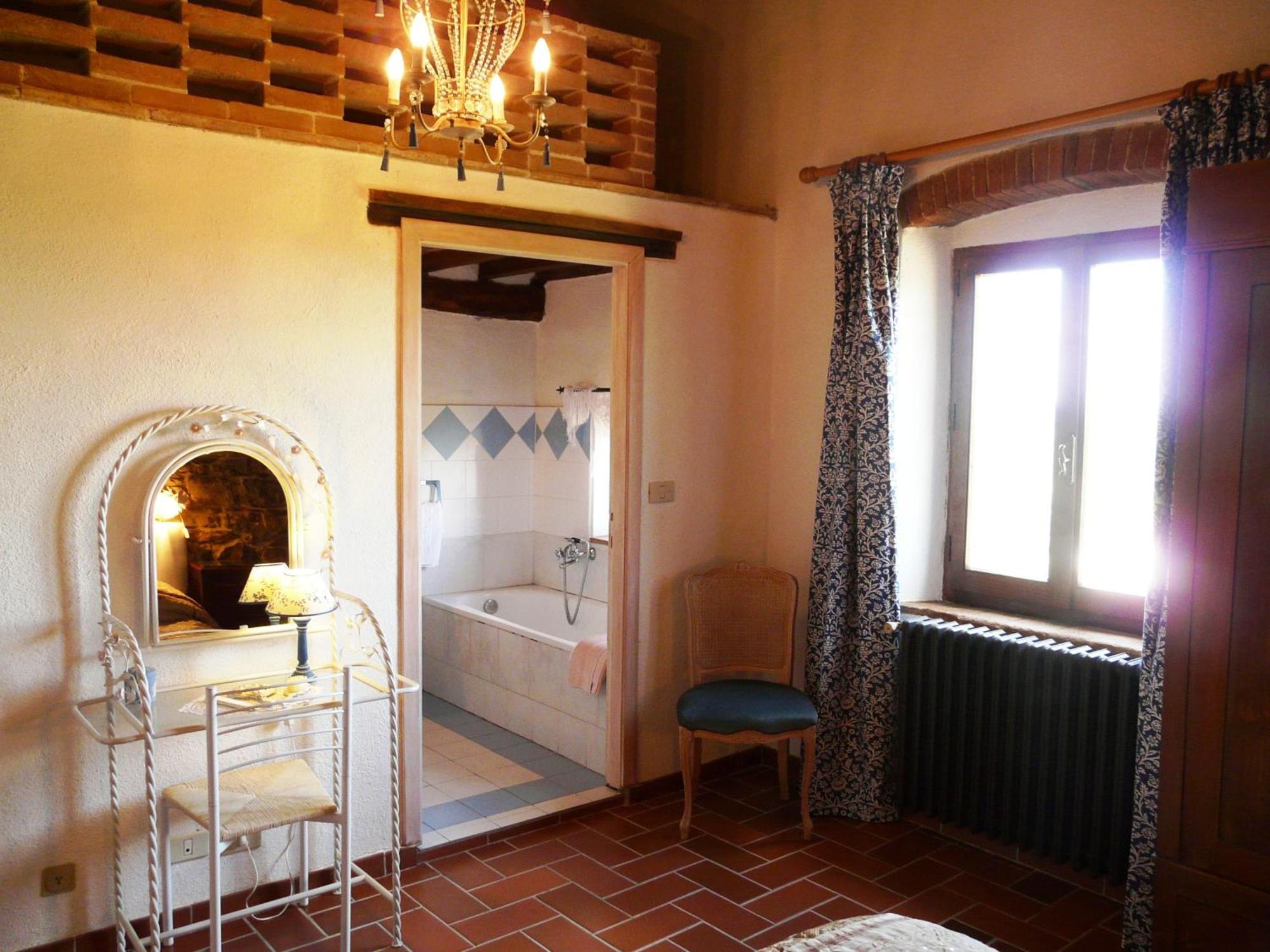 Podere Patrignone Pensionat Castellina in Chianti Rum bild