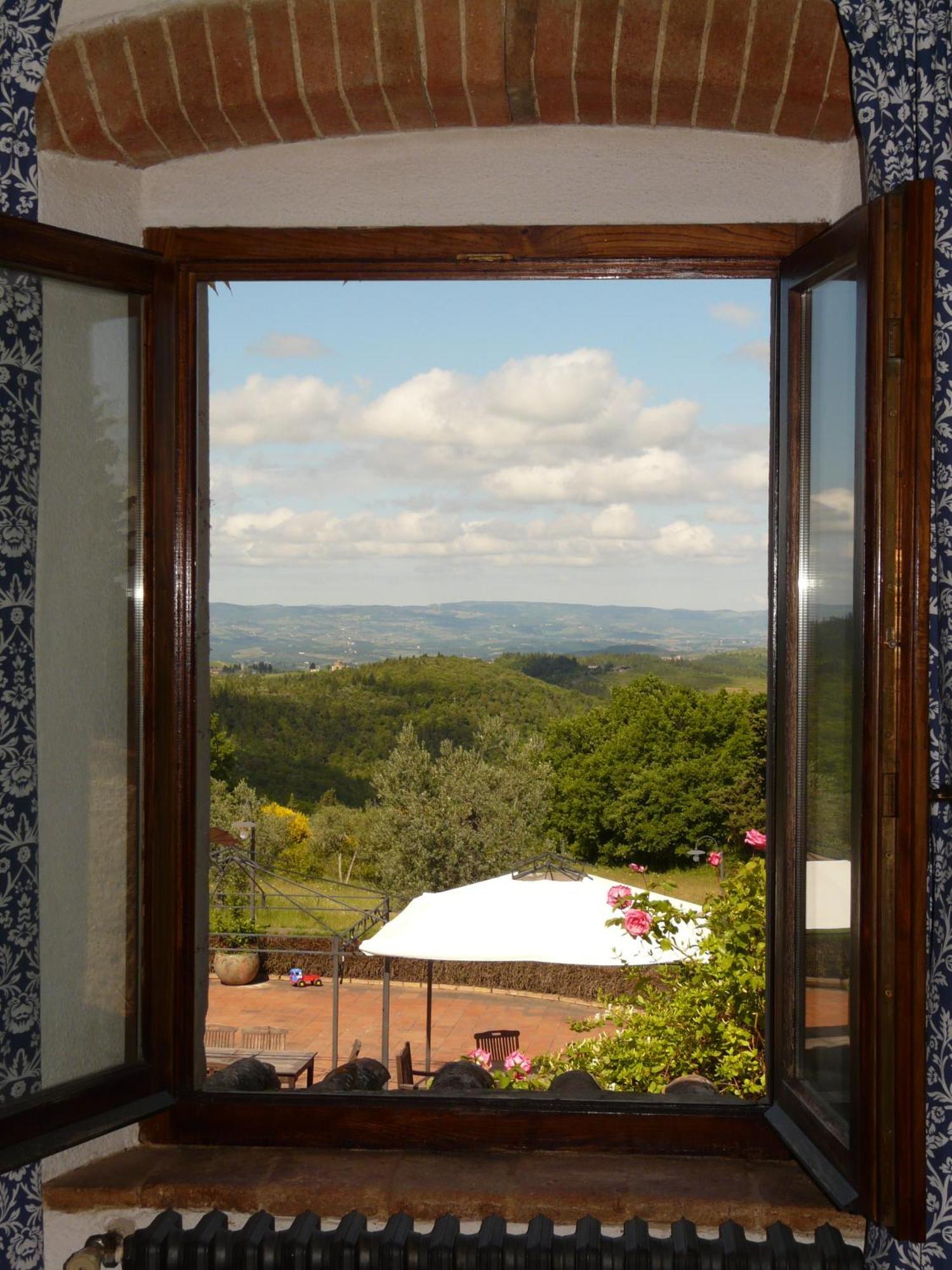 Podere Patrignone Pensionat Castellina in Chianti Rum bild