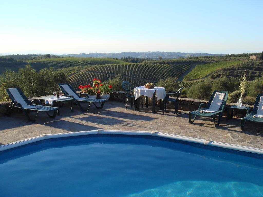 Podere Patrignone Pensionat Castellina in Chianti Exteriör bild
