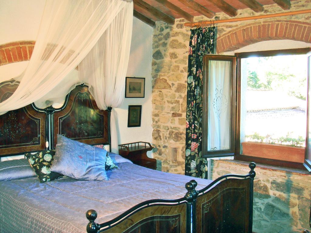 Podere Patrignone Pensionat Castellina in Chianti Rum bild
